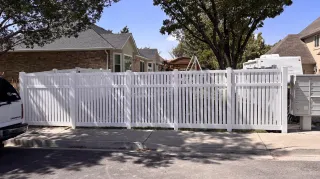What fencing materials are recommended for long-lasting residential fences? 