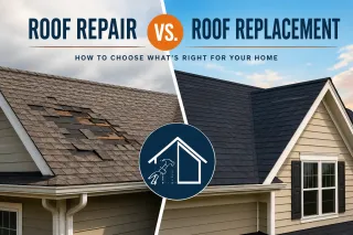 Roof Repair vs. Replacement: Homeowner Guide