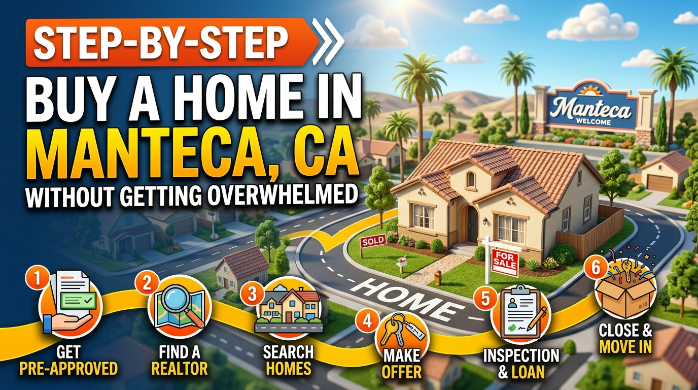 Step-by-Step: How to Buy a Home in Manteca, CA Without Getting Overwhelmed
