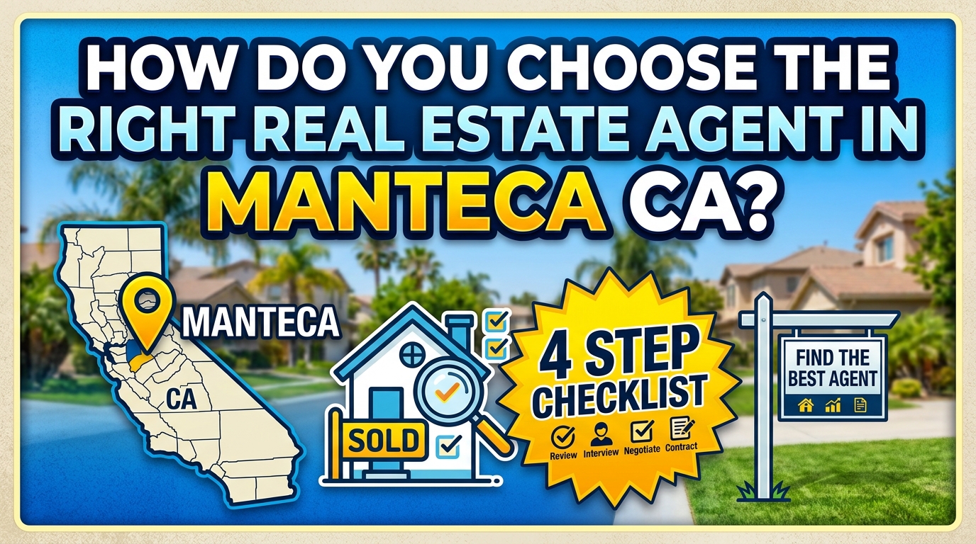 How Do You Choose the Right Real Estate Agent in Manteca CA?