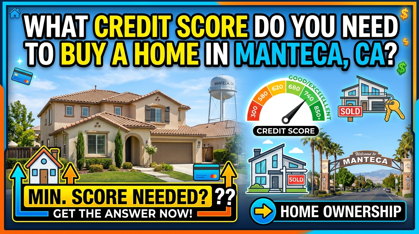 What Credit Score Do You Need to Buy a Home in Manteca, CA?
