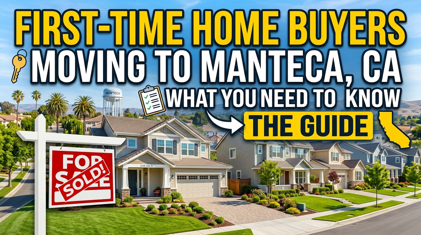 What First-Time Home Buyers Need to Know Before Moving to Manteca, CA