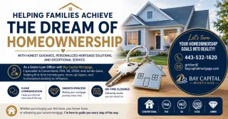 Geoff Ricker at Bay Capital Mortgage Helps Maryland Families Buy Their First Home and Every Home After