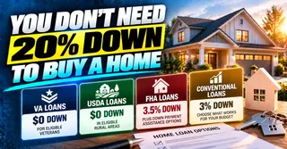 You Do Not Need 20 Percent Down to Buy a Home and Here Are the Four Loan Options That Prove It
