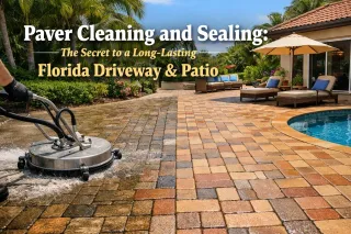Paver Cleaning and Sealing: The Secret to a Long-Lasting Florida Driveway & Patio