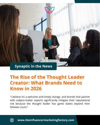 The Rise of the Thought Leader Creator: What Brands Need to Know in 2026