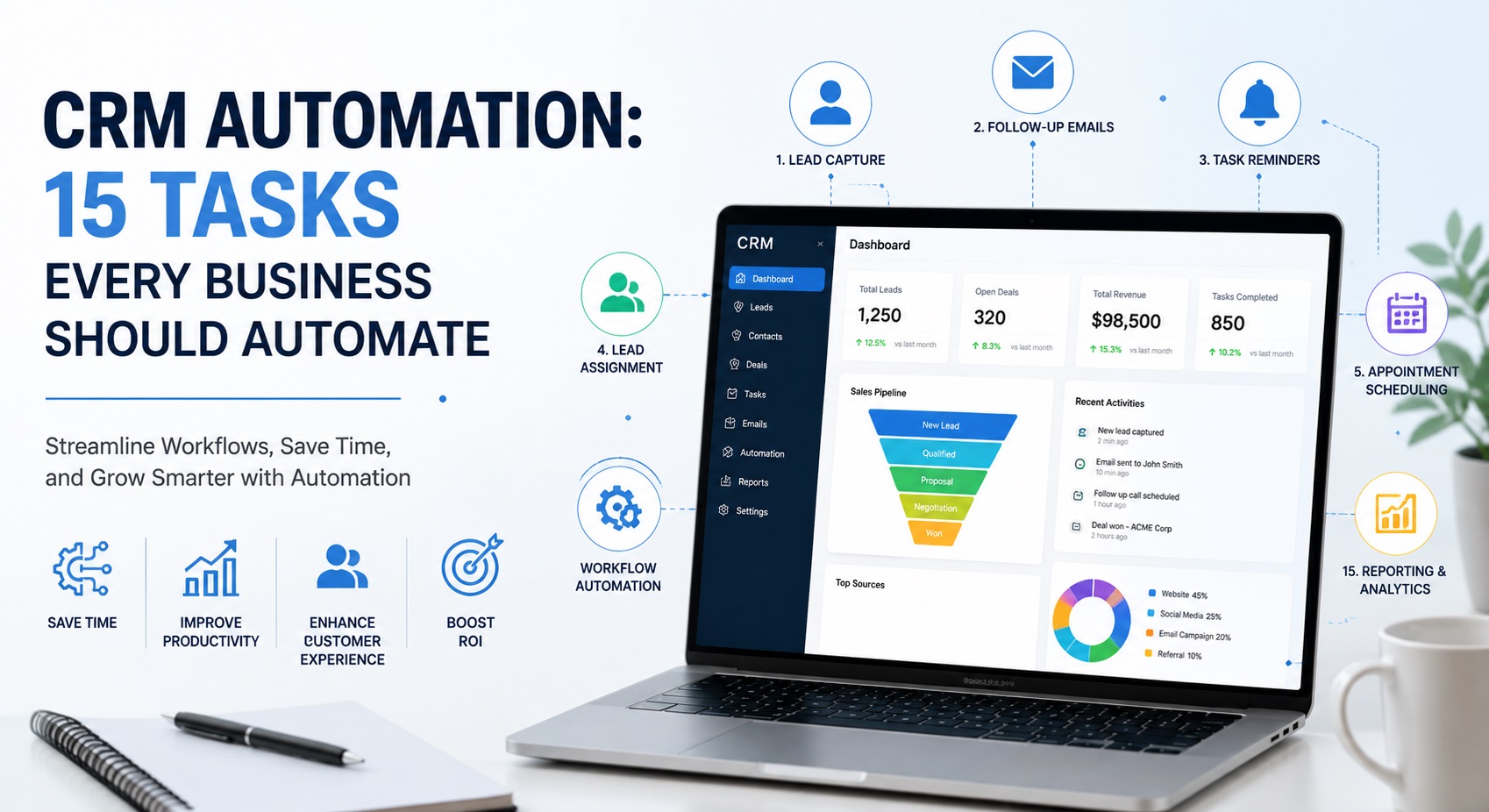 CRM Automation: 15 Tasks Every Business Should Automate