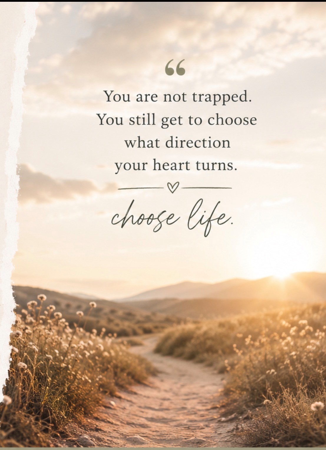 Choosing Life When Life Feels Heavy