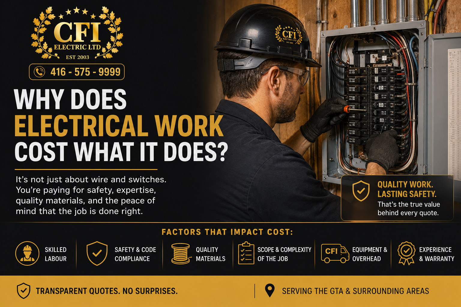 Why Does Electrical Work Cost What It Does?