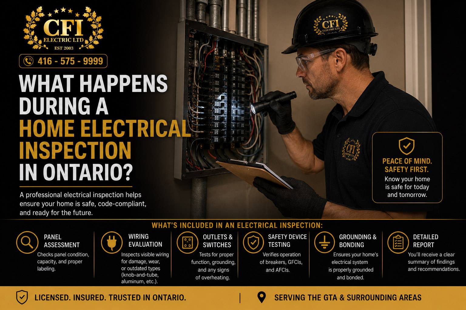 What Happens During a Home Electrical Inspection in Ontario?