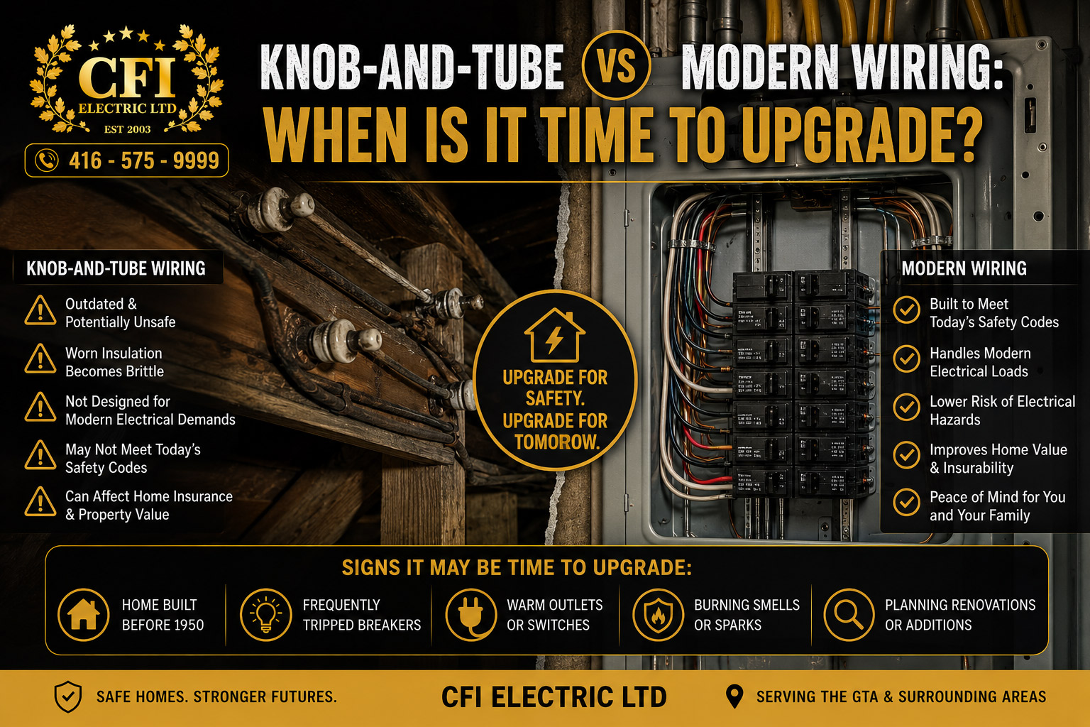 Knob-and-Tube vs Modern Wiring: When Is It Time to Upgrade?