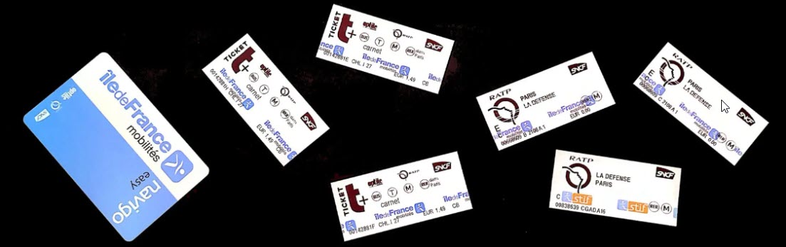 Les tickets de métro démagnétisés