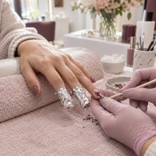 Gel manicure removal