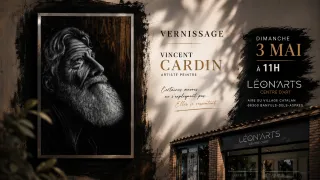 Le Centre d’Art Léon’Arts accueille l’univers puissant de Vincent Cardin