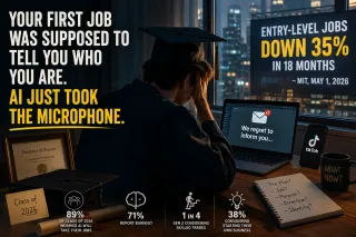 Your First Job Was Supposed to Tell You Who You Are. AI Just Took the Microphone.