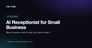 AI Receptionist for Small Business: What It Handles, What It Costs, and When to Skip It