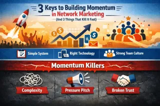 3 Keys to Building Momentum in Network Marketing (And 3 Mistakes That Kill It)