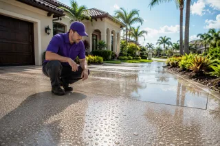How to Protect Your Florida Driveway From Water Damage With ConcreteSaver