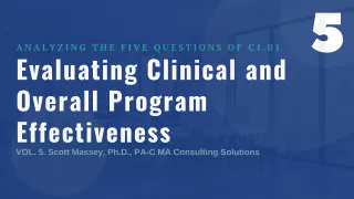 Analyzing the Five Questions Vol 5