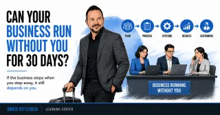 Can Your Business Run Without You for 30 Days?
