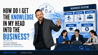 How Do I Get the Knowledge in My Head Into the Business?