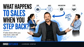 What Happens to Sales When You Step Back?