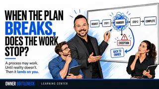 When the Plan Breaks, Does the Work Stop?