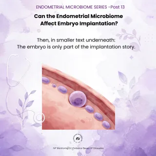 Can the Endometrial Microbiome Affect Embryo Implantation?
