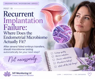 Recurrent Implantation Failure: Where Does the Endometrial Microbiome Actually Fit?