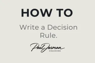 How to Write a Decision Rule.