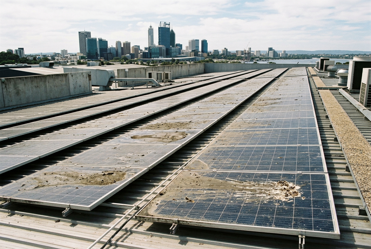 Signs Your Commercial Solar Panels Need Cleaning at a Perth Business