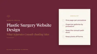 Plastic Surgery Website Design: What Separates Consult-Booking Sites
