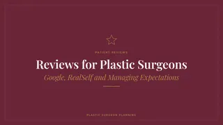 Reviews for Plastic Surgeons: Google, RealSelf and Managing Expectations