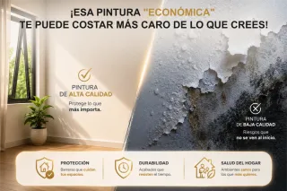 La pintura “económica” puede salirte más cara de lo que piensas