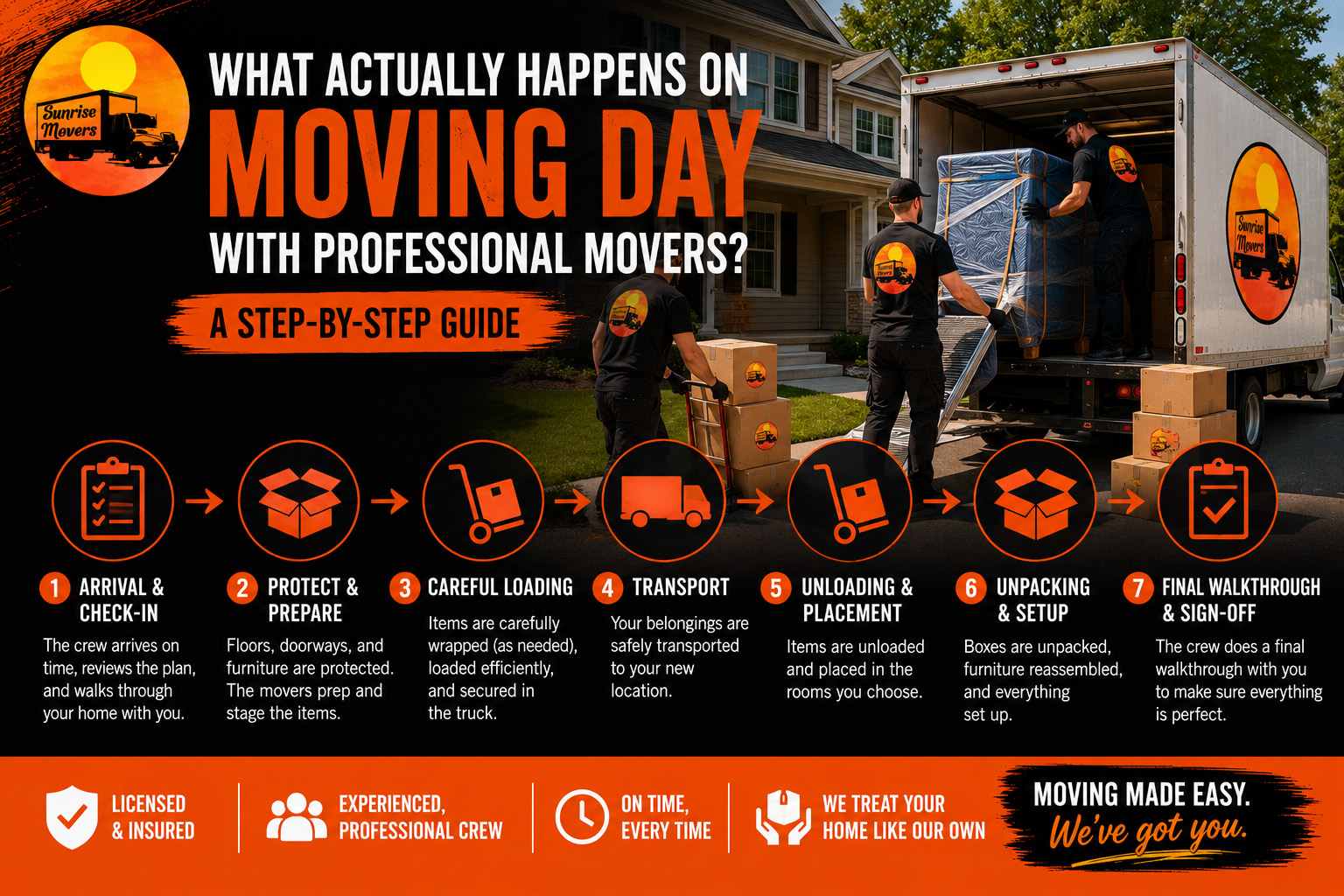 What Actually Happens on Moving Day With Professional Movers?