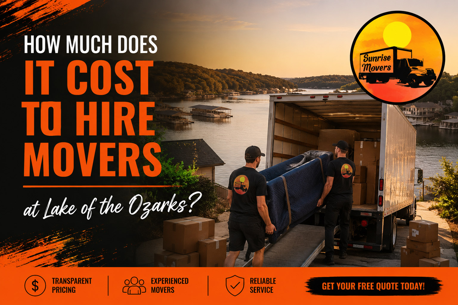 How Much Does It Cost to Hire Movers at Lake of the Ozarks?
