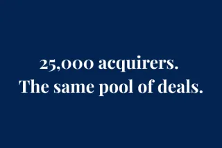 Why Sourcing in the Lower Middle Market Is Harder Than It's Ever Been
