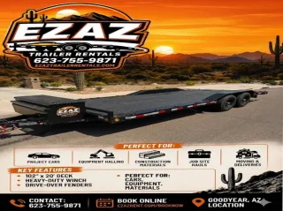 Weekend Car Hauler Trailer Rentals in Phoenix & West Valley – EZ AZ Trailer Rentals