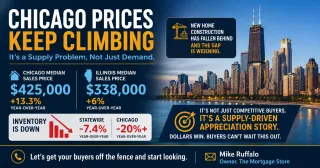Chicago Home Prices Are Rising Because Supply Can’t Keep Up