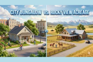 City Bungalow vs. Rocky View Acreage: The Real Cost Comparison