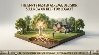 The Empty Nester Acreage Decision: Sell Now or Keep for Legacy?