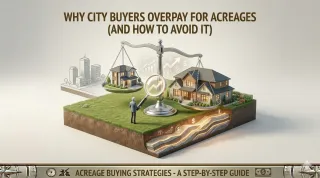 Why City Buyers Overpay for Acreages (And How to Avoid It)