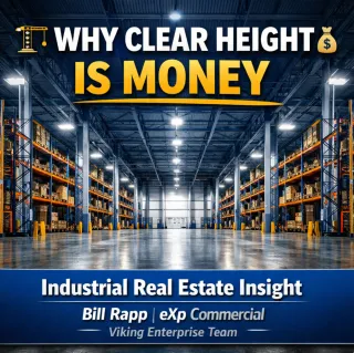 🏗️📈 Why Clear Height Is Money in Industrial Real Estate 💰🏭