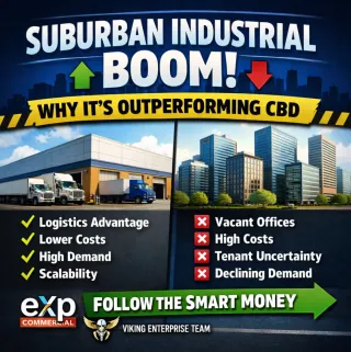 🏭📈 Suburban Industrial Boom: Why It’s Crushing CBD Assets 📉🏙️