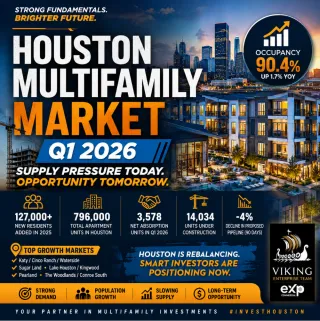 🚀 Houston Multifamily Market Q1 2026: Why Smart Investors Are Watching Occupancy Trends Closely 📈