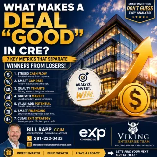 🚀 What Makes a Deal “Good” in Commercial Real Estate? 7 Metrics Every Investor Must Know 💰