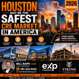 🚀 Why Houston Might Be the Safest Commercial Real Estate Market in America 🏢
