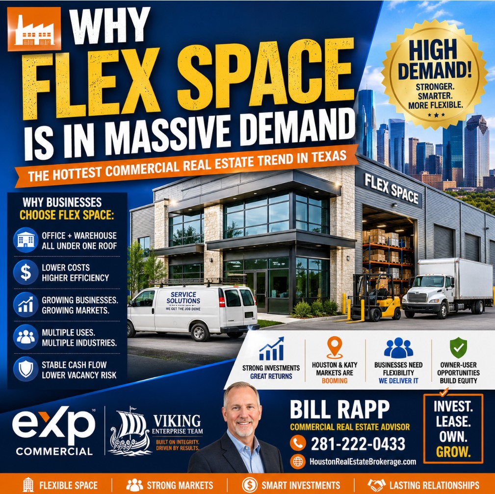 🏢 Why Flex Space Is in Massive Demand: The Commercial Real Estate Trend Every Investor Should Watch 📈