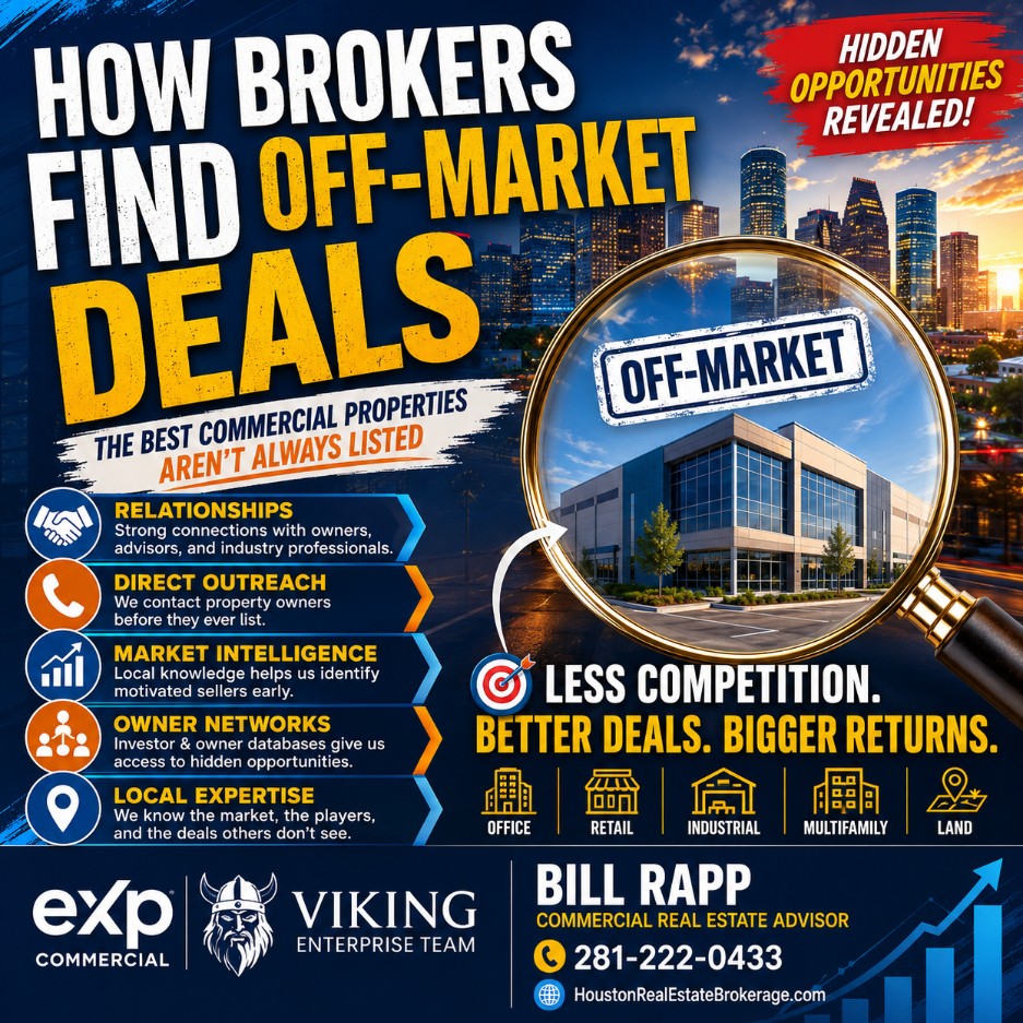🏢 How Brokers Actually Find Off-Market Commercial Real Estate Deals 🔑