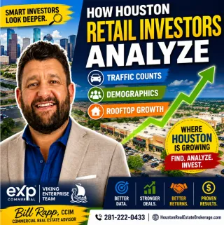 🚗📊 How Houston Retail Investors Analyze Traffic Counts, Demographics & Rooftop Growth 🏗️📈